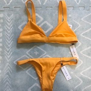 Nwt vitamin a bikini set . Perfect tangelo color to bring out your summer tan!